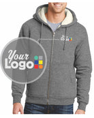 CornerStone Sherpa-Lined Industrial Custom Jacket, color: Grey