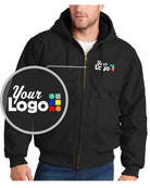 CornerStone Washed-Duck Industrial Custom Jacket, color: Black