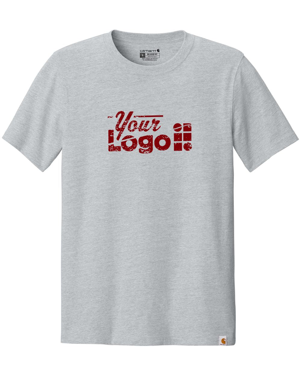 Carhartt S/S Blend Custom T-Shirt, color: Heather Grey