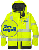 Carhartt Hi-Visibility ANSI 107 Class-3 Waterproof Heavyweight Insulated Custom Jacket, color: Brite Lime