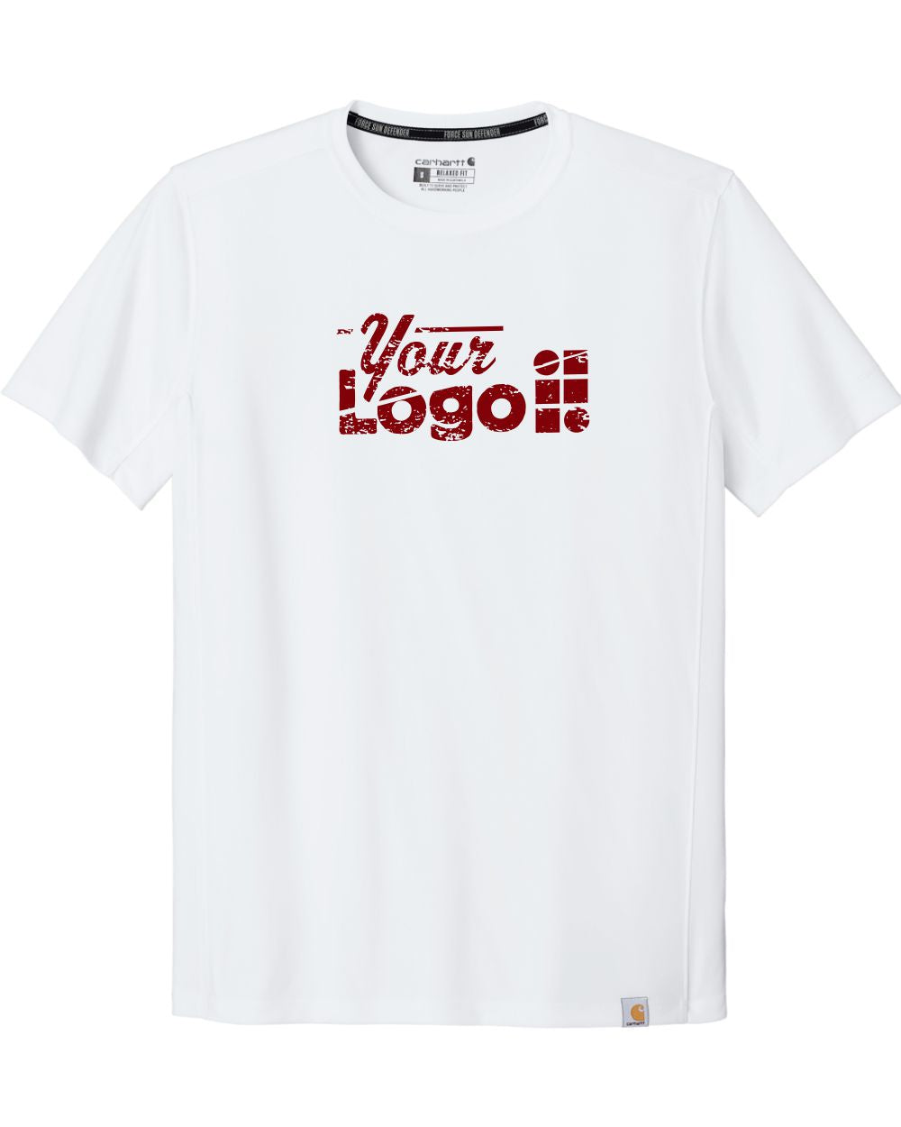 Carhartt S/S Force Sun Defender Custom T-Shirt, color: White