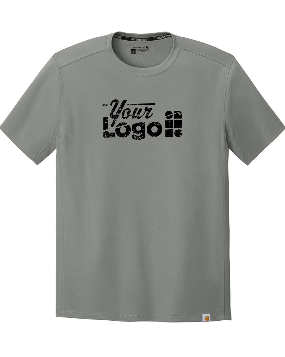 Carhartt S/S Force Sun Defender Custom T-Shirt, color: Asphalt Grey