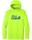 Carhartt L/S Force Sun Defender Hooded Custom T-Shirt, color: Brite Lime