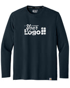 Carhartt L/S Force Sun Defender Custom T-Shirt, color: Navy