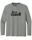 Carhartt L/S Force Sun Defender Custom T-Shirt, color: Asphalt Grey