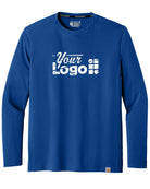 Carhartt L/S Force Sun Defender Custom T-Shirt, color: Royal Glass Blue
