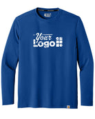 Carhartt L/S Force Sun Defender Custom T-Shirt, color: Royal Glass Blue