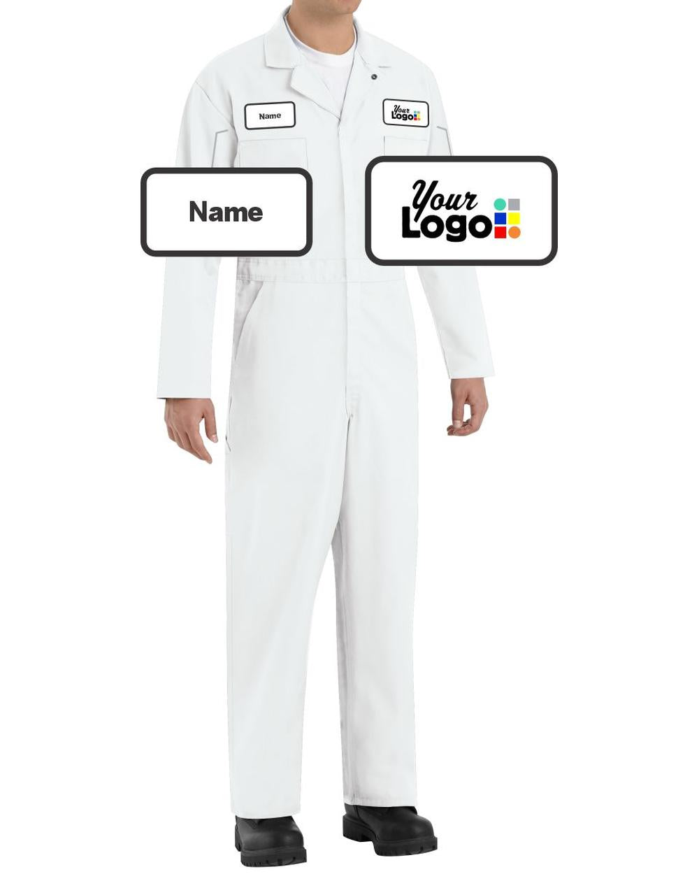 RedKap Action-Back Custom Coverall, color: White