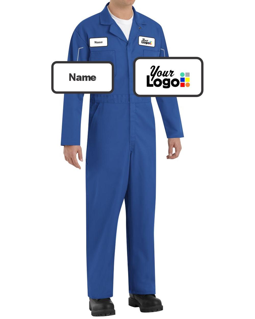 RedKap Action-Back Custom Coverall, color: Electric Blue