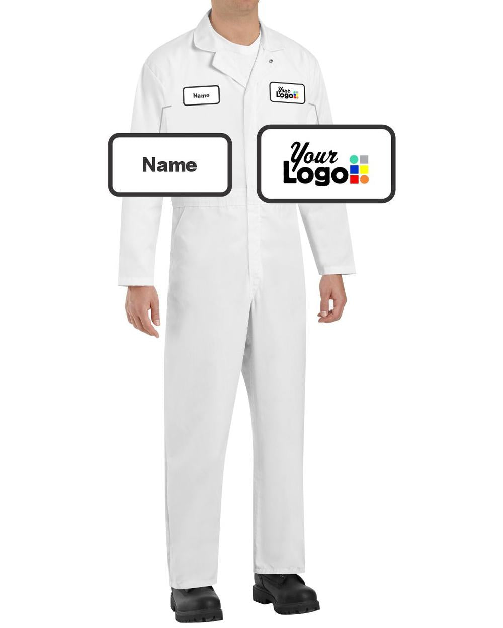 RedKap Action-Back Painter's Custom Coverall, color: White