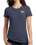 District S/S Perfect Blend Syria's New Eagle T-Shirt, color: Heathered Navy