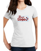 District S/S Perfect Blend CVC Custom T-Shirt, color: White