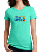 District S/S Perfect Blend CVC Custom T-Shirt, color: Aqua Heather