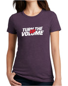 District S/S Perfect Blend Turn The Volume Up T-Shirt, color: Heathered Eggplant