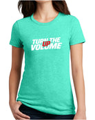 District S/S Perfect Blend Turn The Volume Up T-Shirt, color: Aqua Heather
