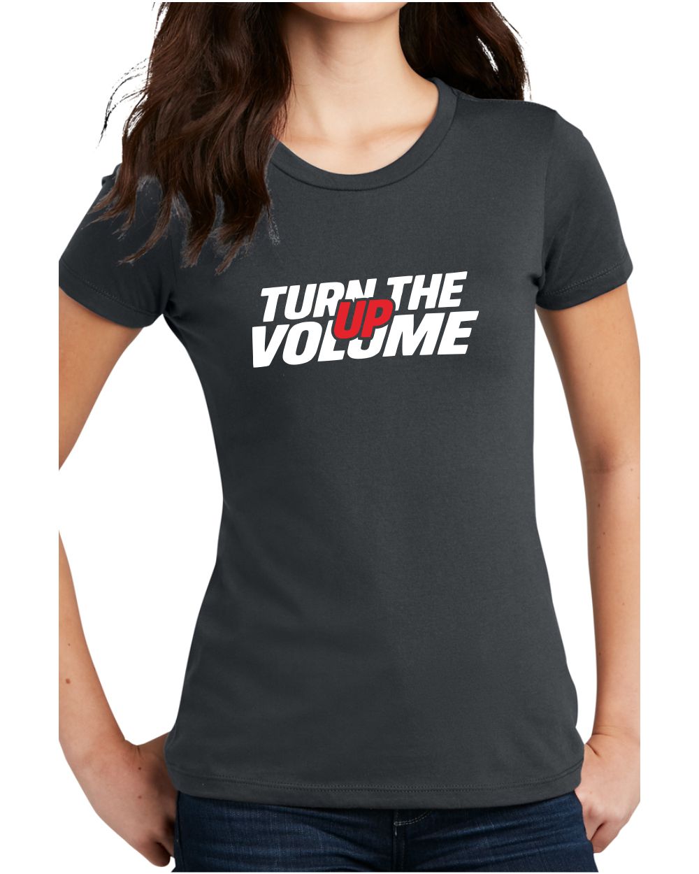 District S/S Perfect Blend Turn The Volume Up T-Shirt, color: Charcoal