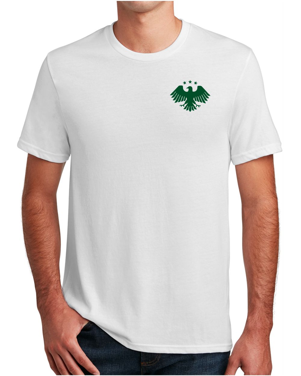 District S/S Perfect Blend Syria's New Eagle T-Shirt, color: White