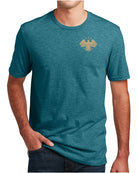 District S/S Perfect Blend Syria's New Eagle T-Shirt, color: Heathered Teal