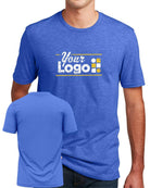 District S/S Perfect Blend CVC Custom T-Shirt, color: Royal Frost