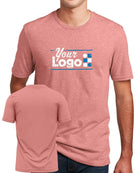 District S/S Perfect Blend CVC Custom T-Shirt, color: Blush Frost