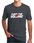 District S/S Perfect Blend Turn The Volume Up T-Shirt, color: Charcoal