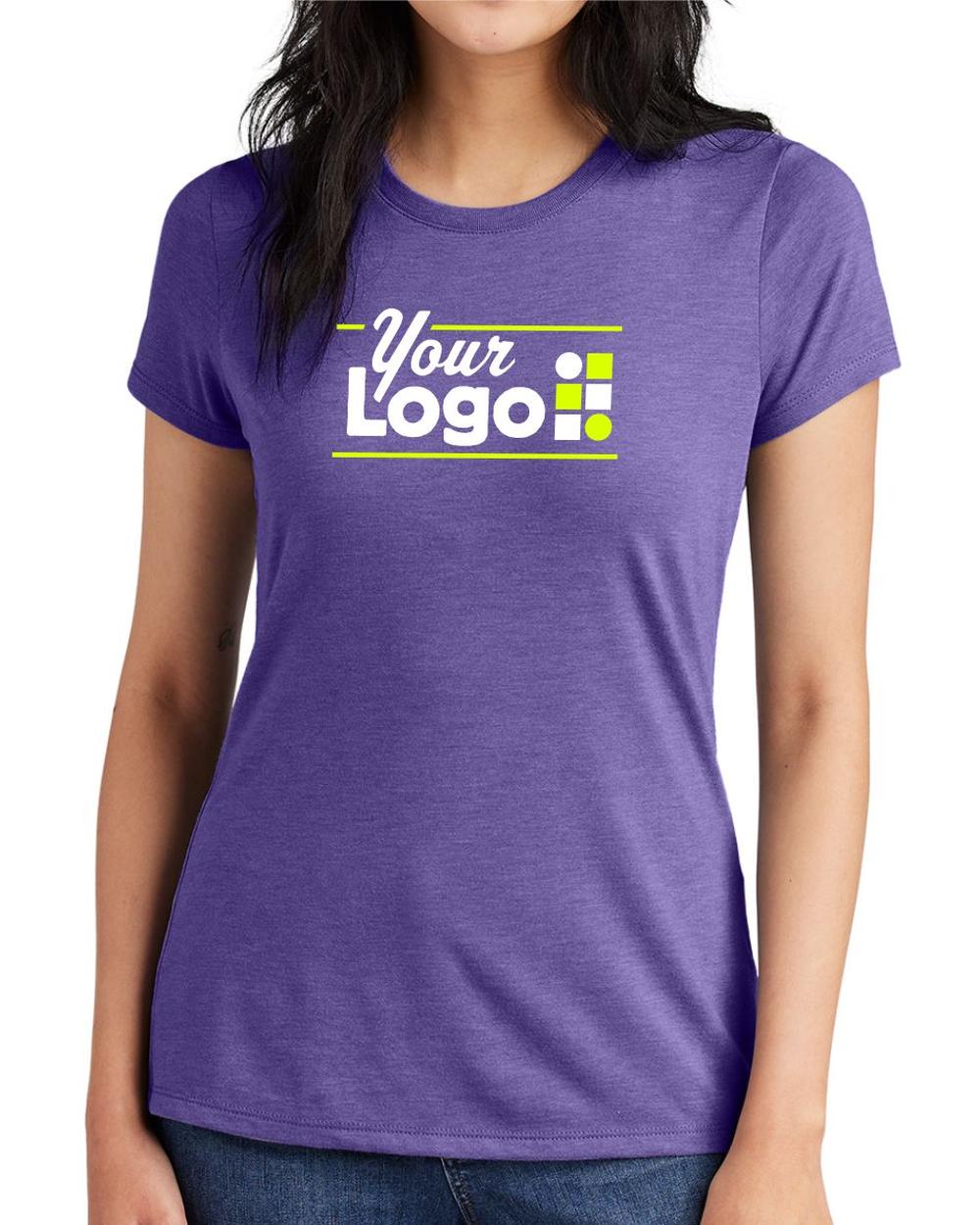 District S/S Perfect Tri Custom T-Shirt, color: Purple Frost