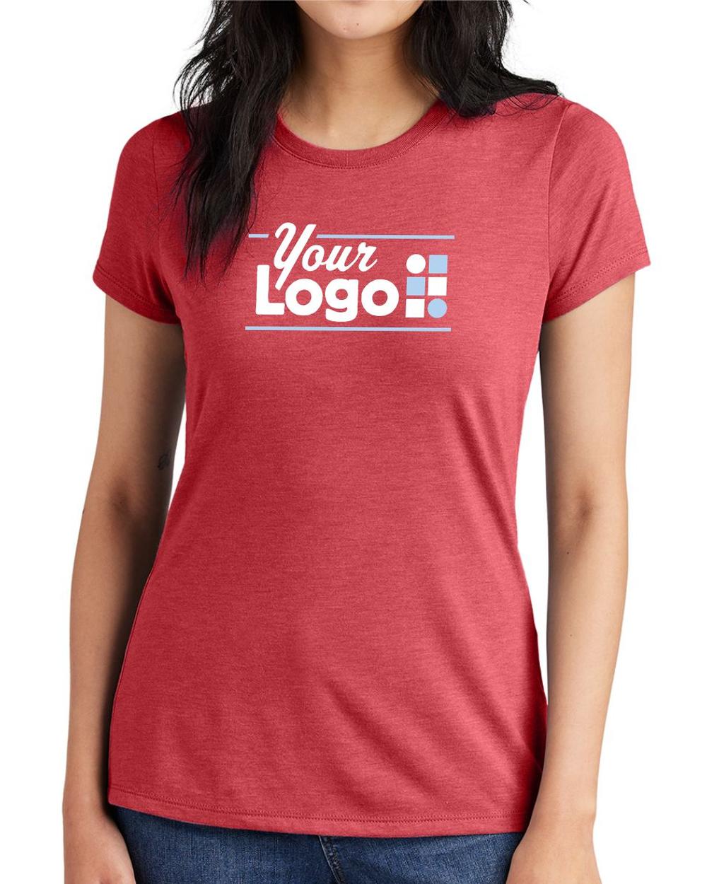 District S/S Perfect Tri Custom T-Shirt, color: Red Frost