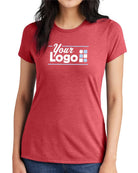 District S/S Perfect Tri Custom T-Shirt, color: Red Frost