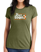 District S/S Perfect Tri Custom T-Shirt, color: Military Green Frost