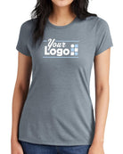 District S/S Perfect Tri Custom T-Shirt, color: Flint Blue Heather