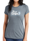 District S/S Perfect Tri Custom T-Shirt, color: Flint Blue Heather