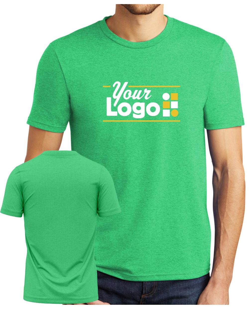 District S/S Perfect Tri Custom T-Shirt, color: Green Frost