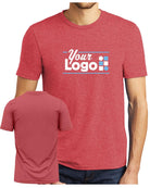 District S/S Perfect Tri Custom T-Shirt, color: Red Frost