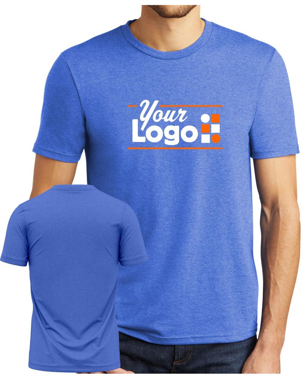 District S/S Perfect Tri Custom T-Shirt, color: Royal Frost