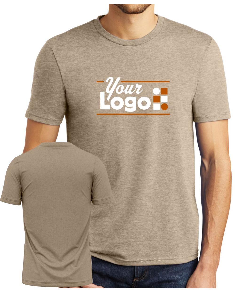 District S/S Perfect Tri Custom T-Shirt, color: Desert Tan Heather