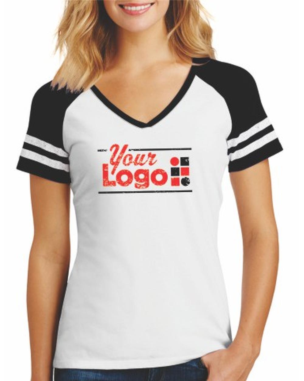 District S/S Game-Time Custom T-Shirt, color: White/Black