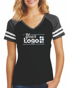 District S/S Game-Time Custom T-Shirt, color: Black/Heathered Charcoal