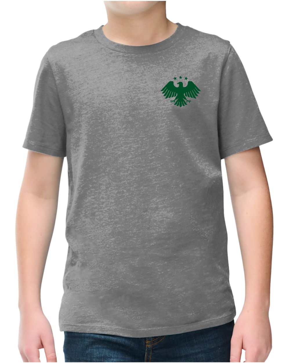 District S/S Perfect Blend Syria's New Eagle T-Shirt, color: Grey Frost