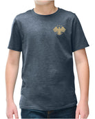 District S/S Perfect Blend Syria's New Eagle T-Shirt, color: Heathered Navy