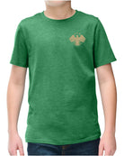 District S/S Perfect Blend Syria's New Eagle T-Shirt, color: Heathered Kelly Green