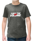 District S/S Perfect Blend Turn The Volume Up T-Shirt, color: Heathered Charcoal