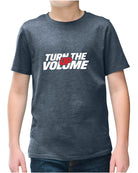 District S/S Perfect Blend Turn The Volume Up T-Shirt, color: Heathered Navy