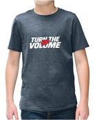 District S/S Perfect Blend Turn The Volume Up T-Shirt, color: Heathered Navy