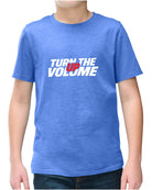 District S/S Perfect Blend Turn The Volume Up T-Shirt, color: Heathered Royal