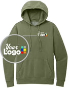 District Wash Fleece Custom Hoodie, color: Olive Drab Green