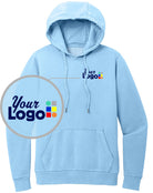 District Wash Fleece Custom Hoodie, color: Heritage Blue