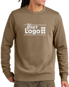 District Wash Fleece Crew Custom Sweatshirt, color: Mushroom