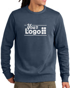 District Wash Fleece Crew Custom Sweatshirt, color: True Navy
