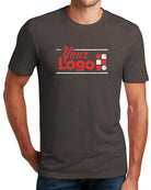 District S/S Flex Custom T-Shirt, color: Heathered Charcoal