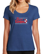 District S/S Flex Custom T-Shirt, color: Heather Deep Royal